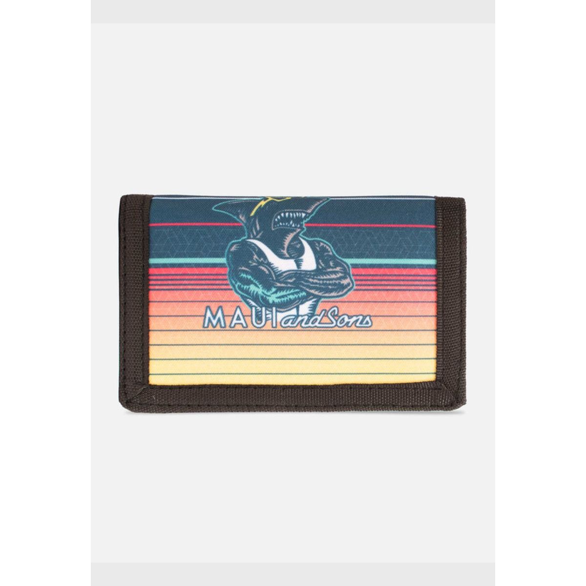 MAUI AND SONS - Billetera Shark Lines Multicolor Niño Maui and sons.