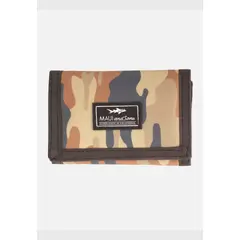 MAUI AND SONS - Billetera Young Camo Tri-Fold Multicolor Hombre