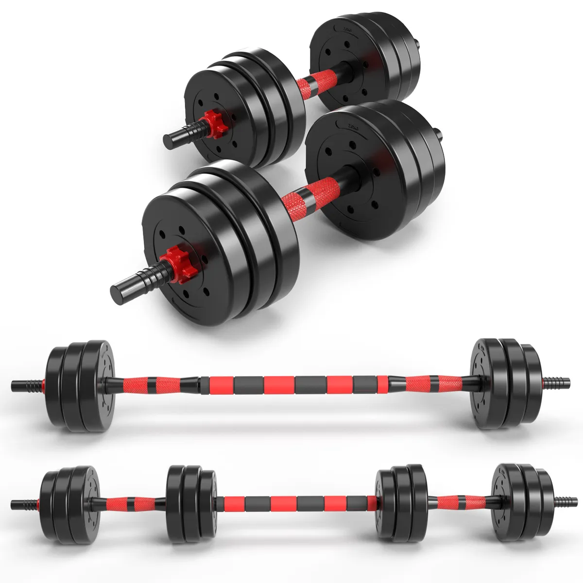 FITMAX - Set Mancuernas Fitmax 20 Kg PVC