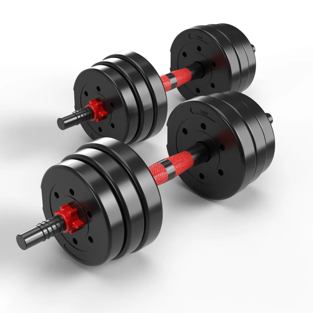 FITMAX - Set Mancuernas Fitmax 20 Kg PVC