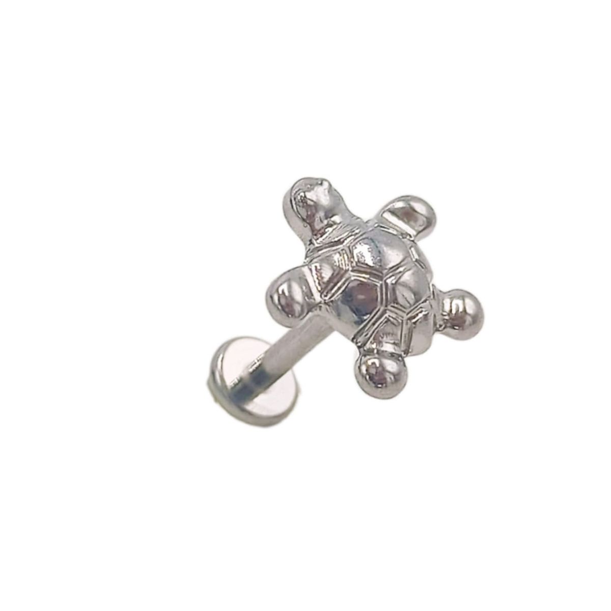 ELBAULDEJUMA - Piercing Labret Astm F136 G23 Acero Titanio Tortuga Tragus