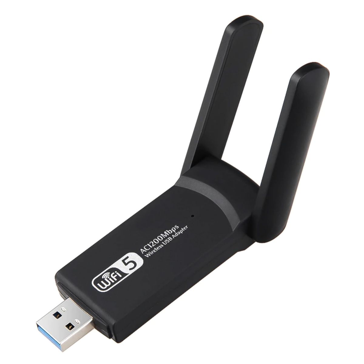 GENERICO - Antena Adaptador Wifi Usb 3 Dual Band 2.4 Y 5 Ghz High Speed