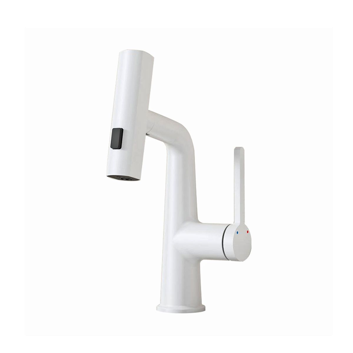 SHOOT - Llave monomando extensible Lavaplatos White ShootHome multiposición