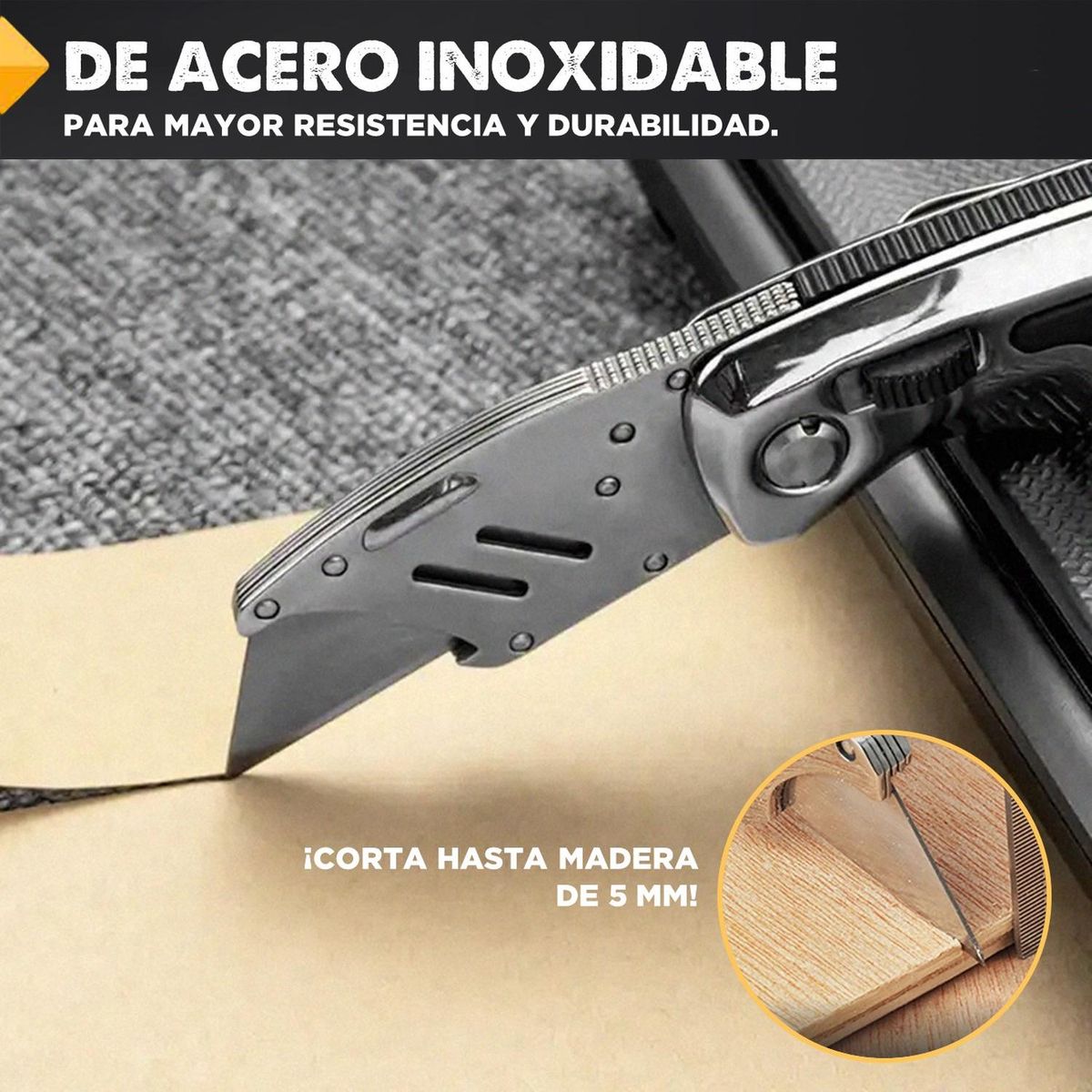 BROOKLYN - Cuchillo Cartonero Navaja Brooklyn Corta Carton Profesional