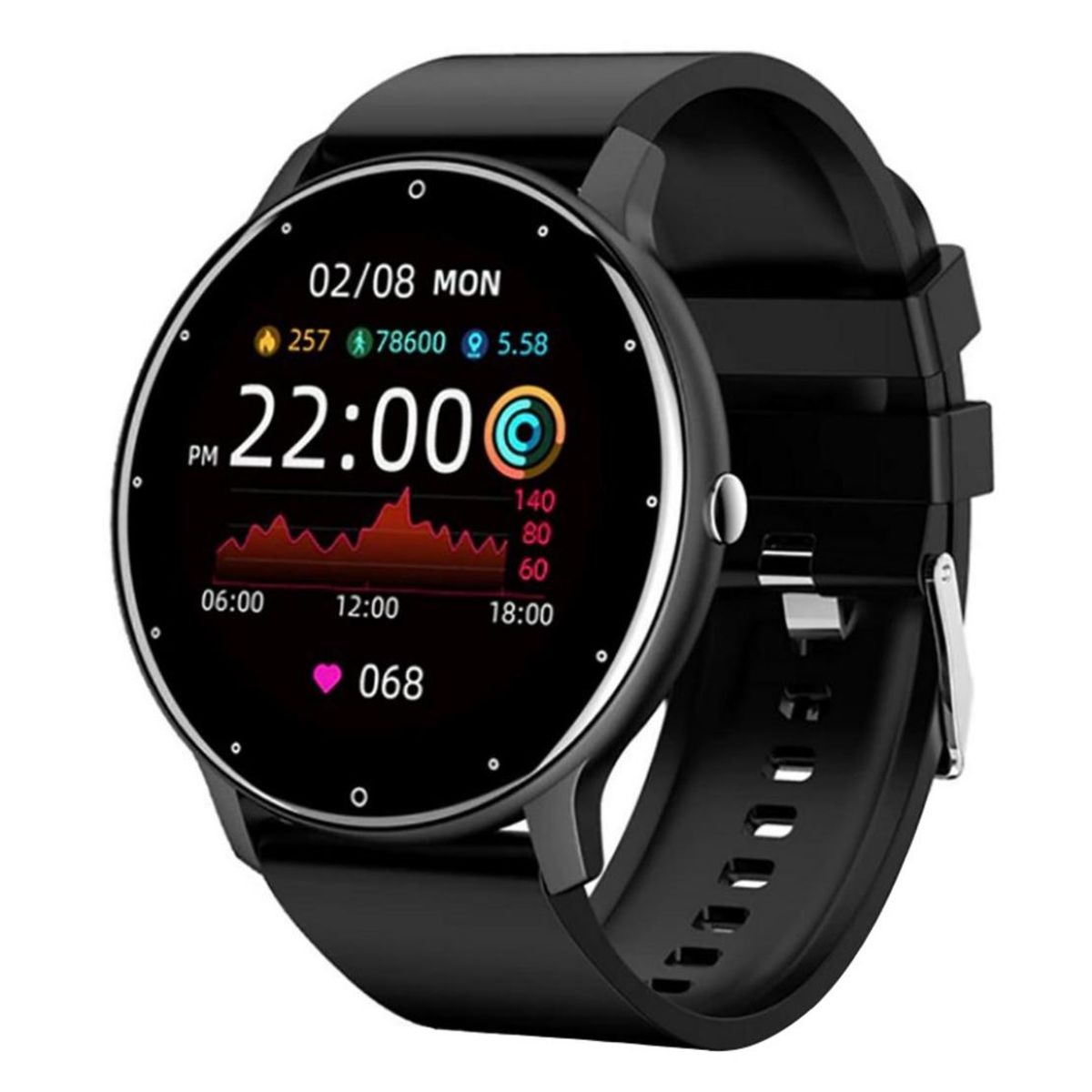 LINKON - Reloj Inteligente Smartwatch Deportivo Llamadas BT Linkon - Negro