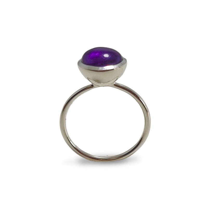 ANDREA COGGIOLA JOYAS - Anillo Shakti Amatista Plata Fina 925
