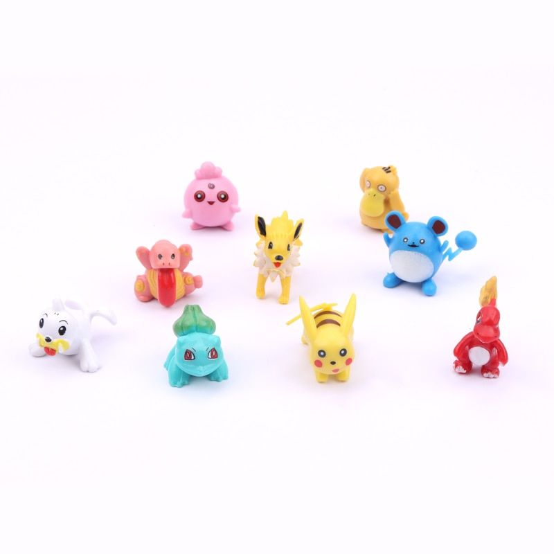 SM - Juguete Pokémon Go 48 Figuras Coleccionable Pikachu Pokeball