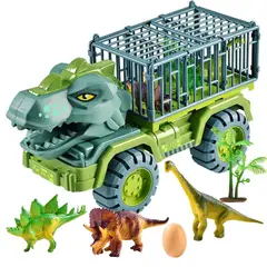 SM - Juguete Camion Tiranosaurio Rex Transporte de Dinosaurios
