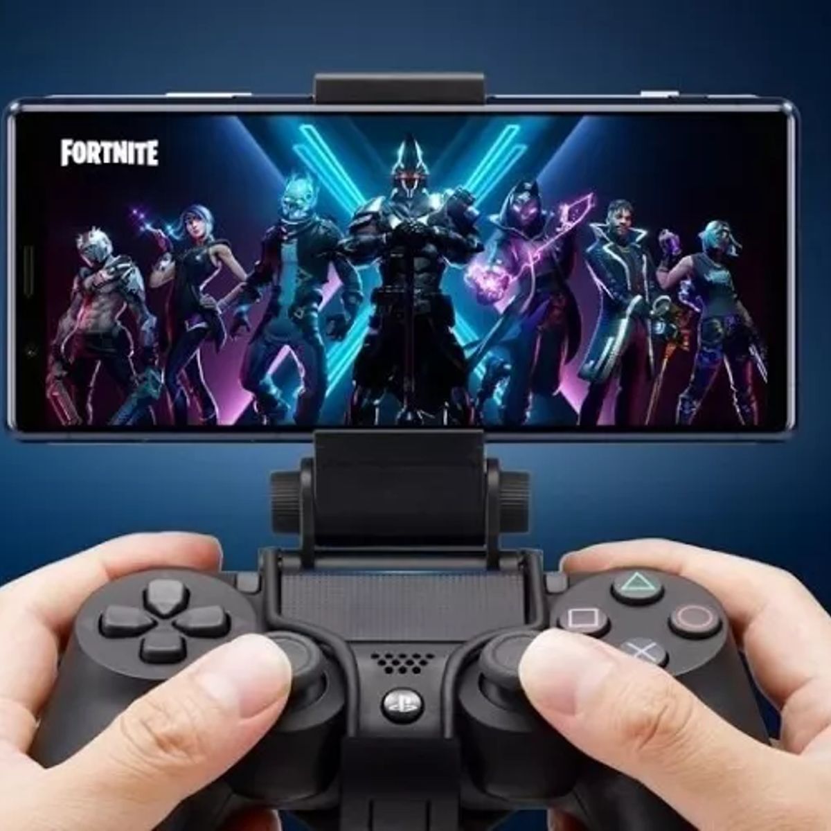 GENERICO - Soporte Celular Para Playstation 4 Ps4 Slim Control Gamepad