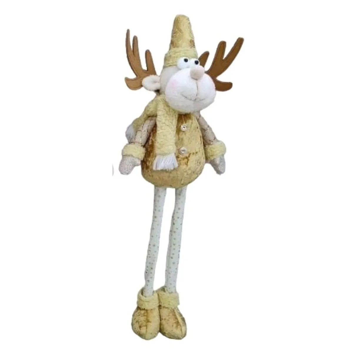 GENERICO - Muñecos Monos Patas Largas Navideños Ajustables 70-90cm