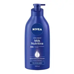NIVEA - Cuidado Corporal Crema Milk Nutritiva Exta Seca 1000ml.-