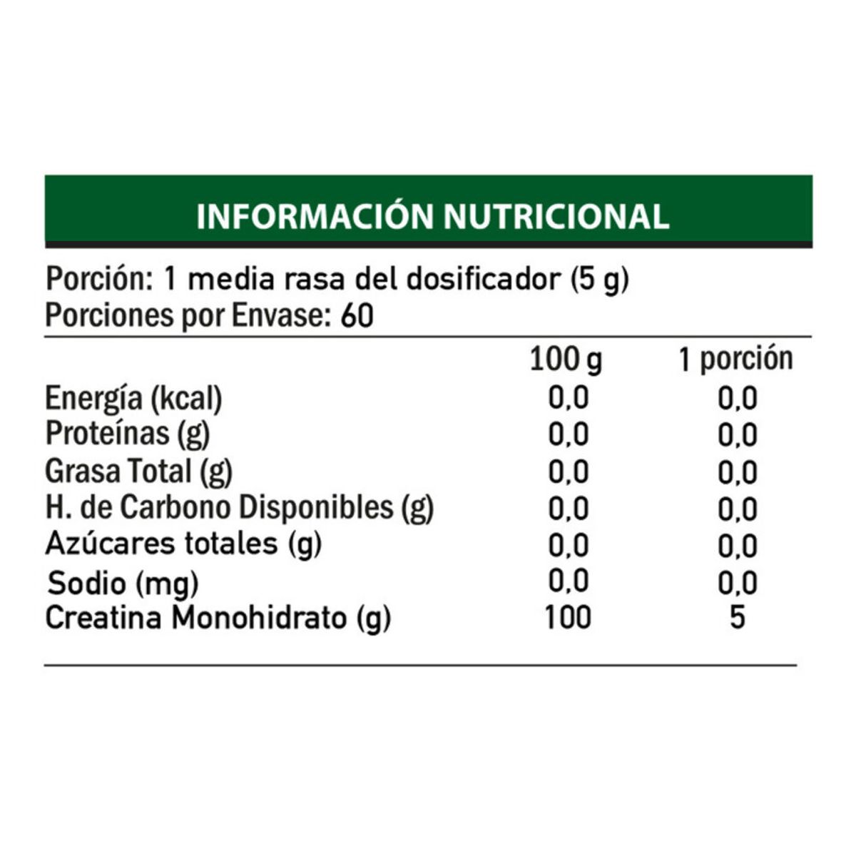 ATHLETE - Creatina monohidrato 300 gramos - Athlete