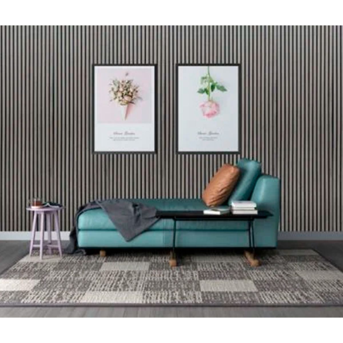 GENERICO - Panel Nogal Ceniza 240cm - Interior (Paquete 14 unidades)