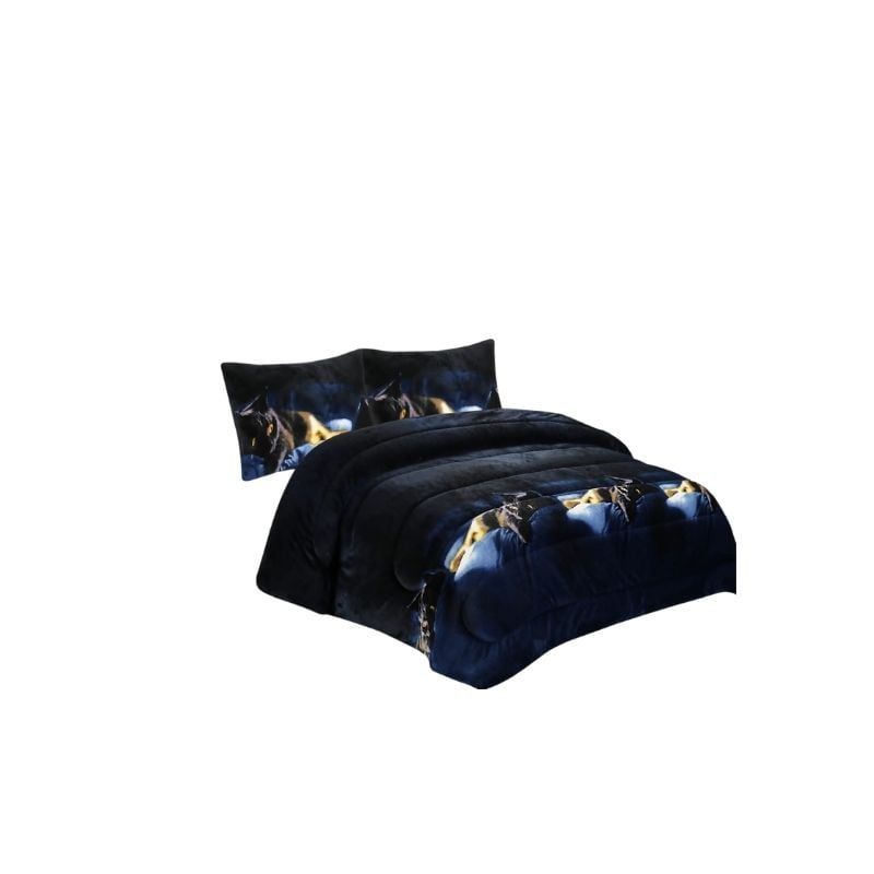 GENERICO - Cubrecama De Invierno 2 plazas Plush Diseños 250x230cm