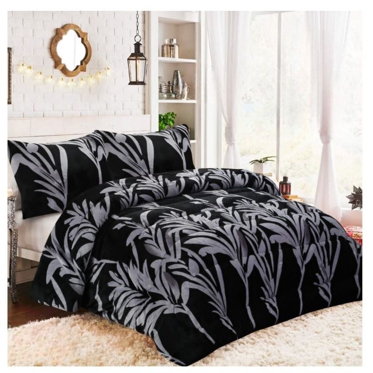 GENERICO - Cubrecama De Invierno 2 plazas Plush Diseños 250x230cm