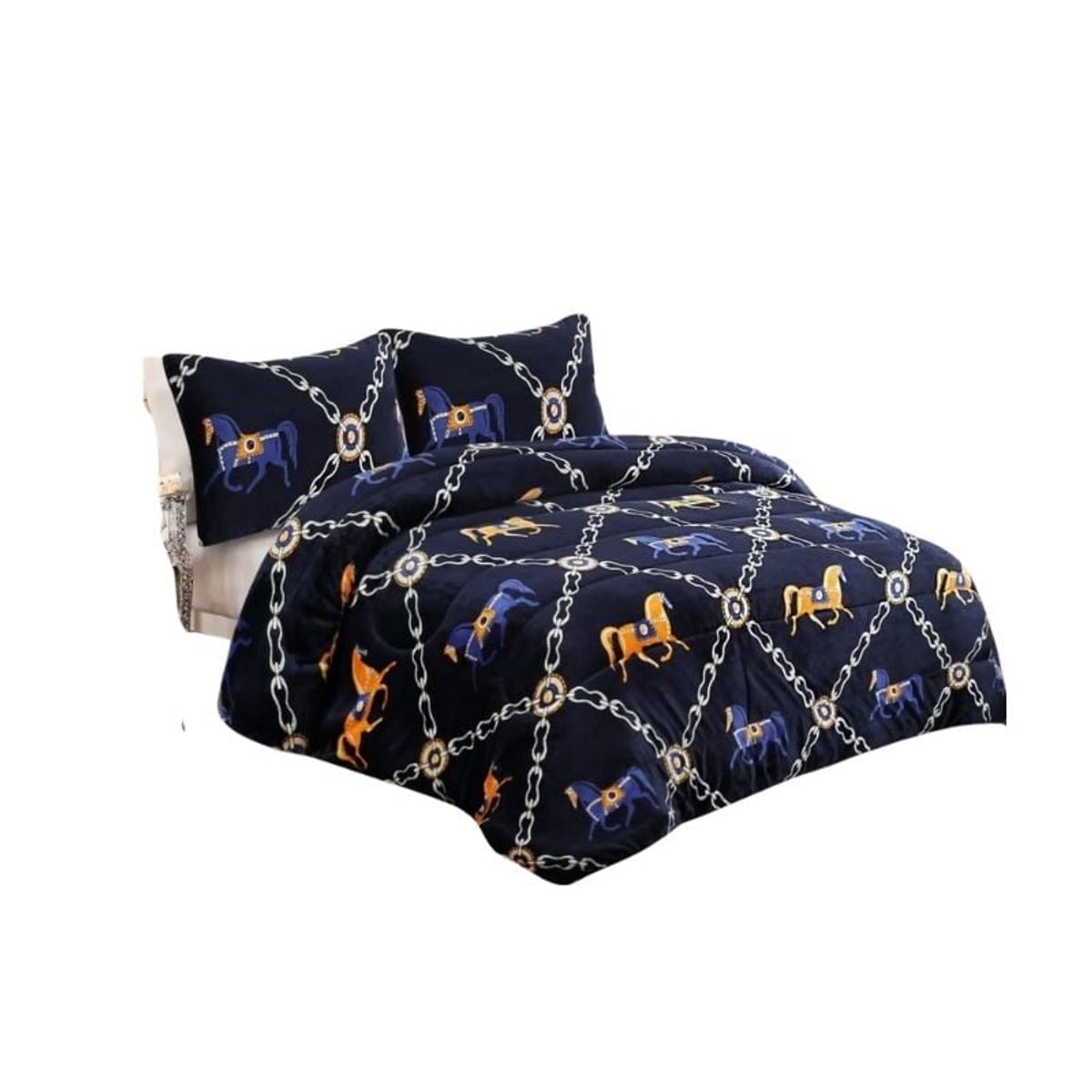 GENERICO - Cubrecama De Invierno 2 plazas Plush Diseños 250x230cm