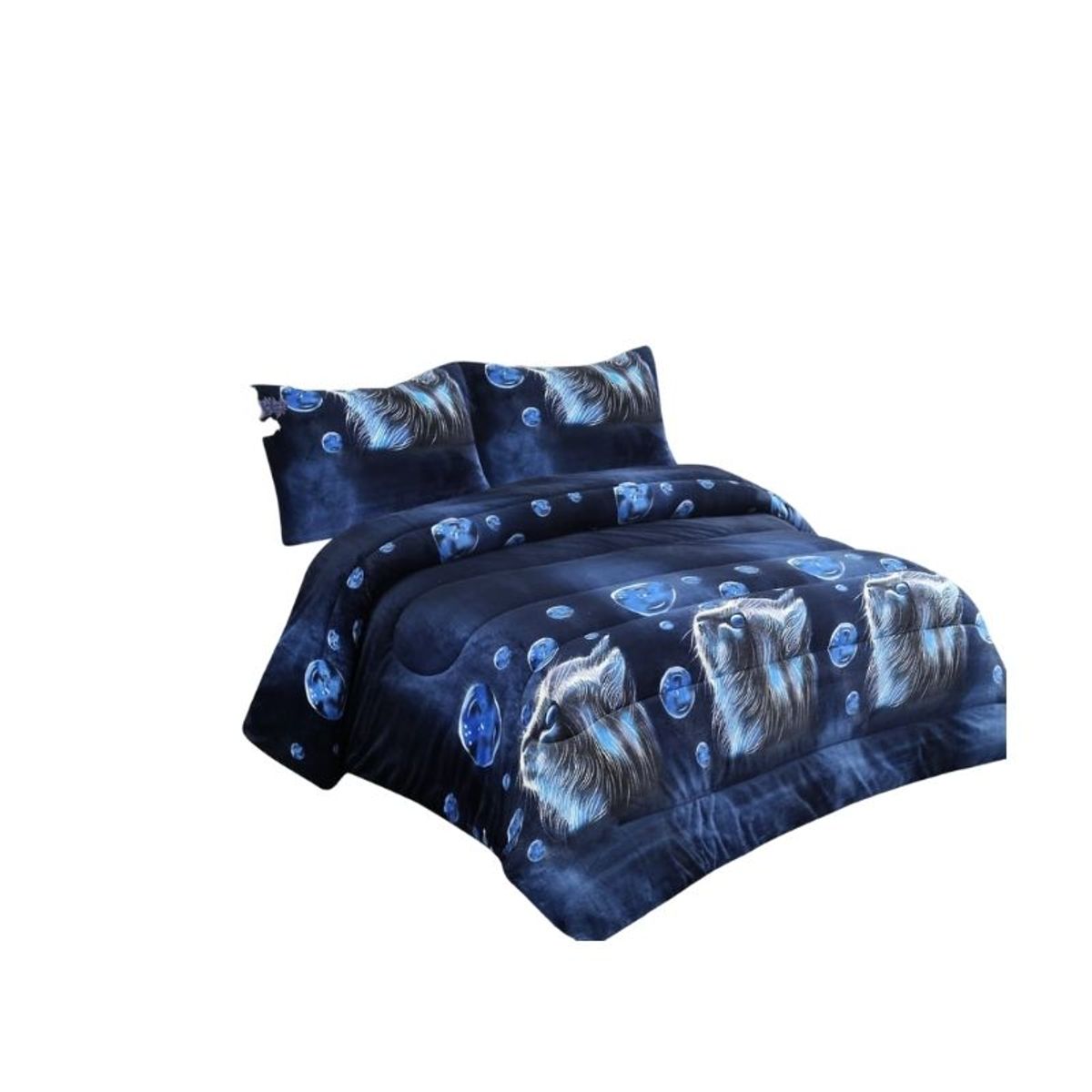 GENERICO - Cubrecama De Invierno 2 plazas Plush Diseños 250x230cm