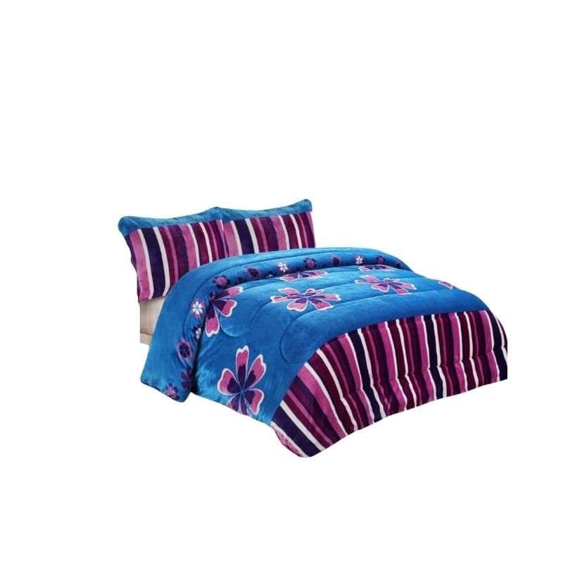 GENERICO - Cubrecama De Invierno 2 plazas Plush Diseños 250x230cm