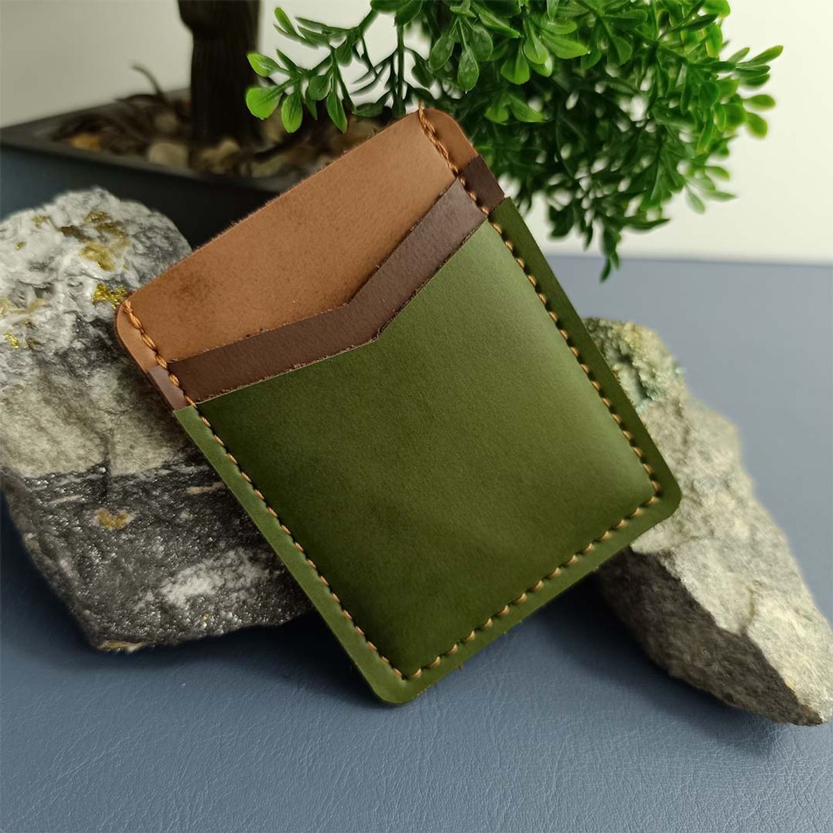 GENERICO - Tarjetero Vertical Ñuñoa Cuero Vegano