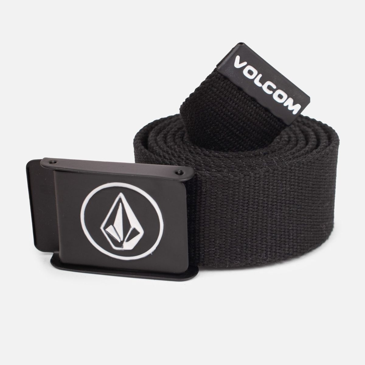 VOLCOM - Cinturon Circle web Belt BLK Negro Hombre Volcom