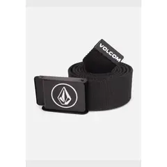 VOLCOM - Cinturon Circle web Belt BLK Negro Hombre