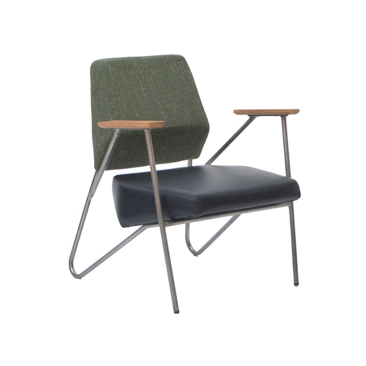 SUR DISEÑO - Sillón Verona Negro Verde