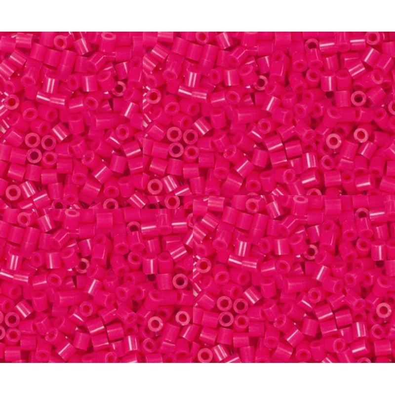 GENERICO - HAMA BEADS PERLER 1500u 5MM FUCSIA 1713