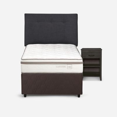 Imagen 2 del producto Diván Cama Classique+ 1,5 Plazas + Muebles Maurice Grafito