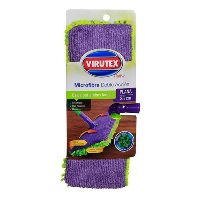 VIRUTEX - Mopa Plana Repuesto Microfibra Ultra Absorbente Virutex