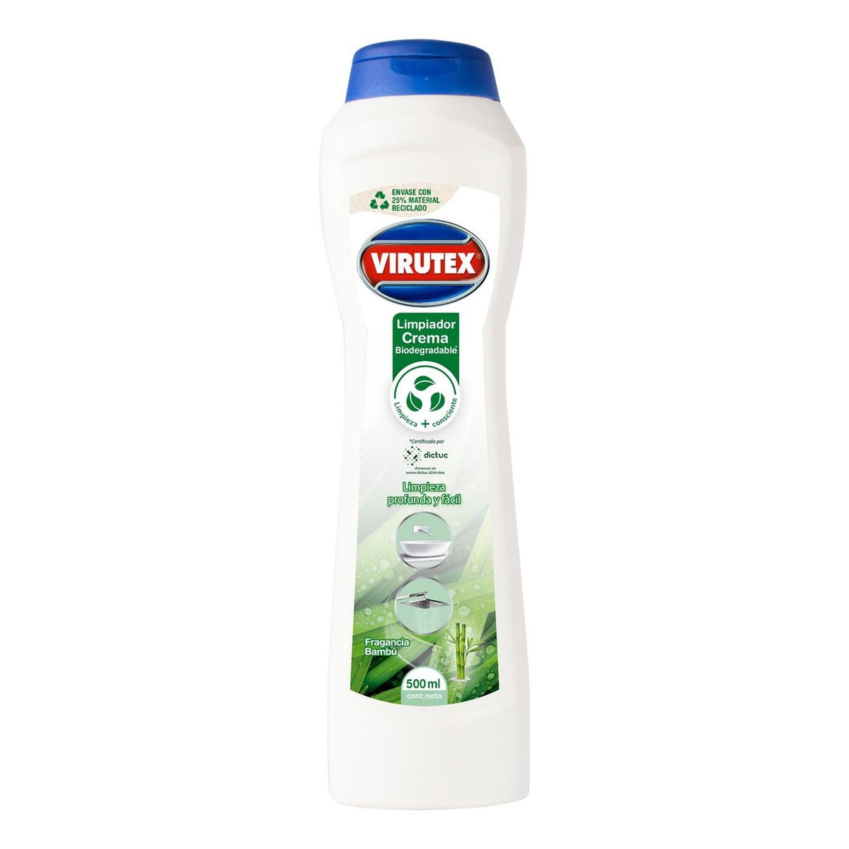 VIRUTEX - Limpiador Crema Bio Bambu 750 Virutex
