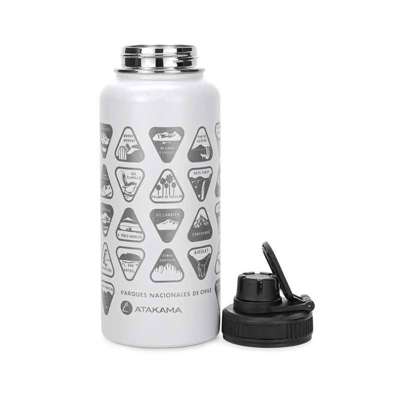 ATAKAMA OUTDOOR - Botella Agua 1lt Térmica Parques Nacionales Atakama Outdoor
