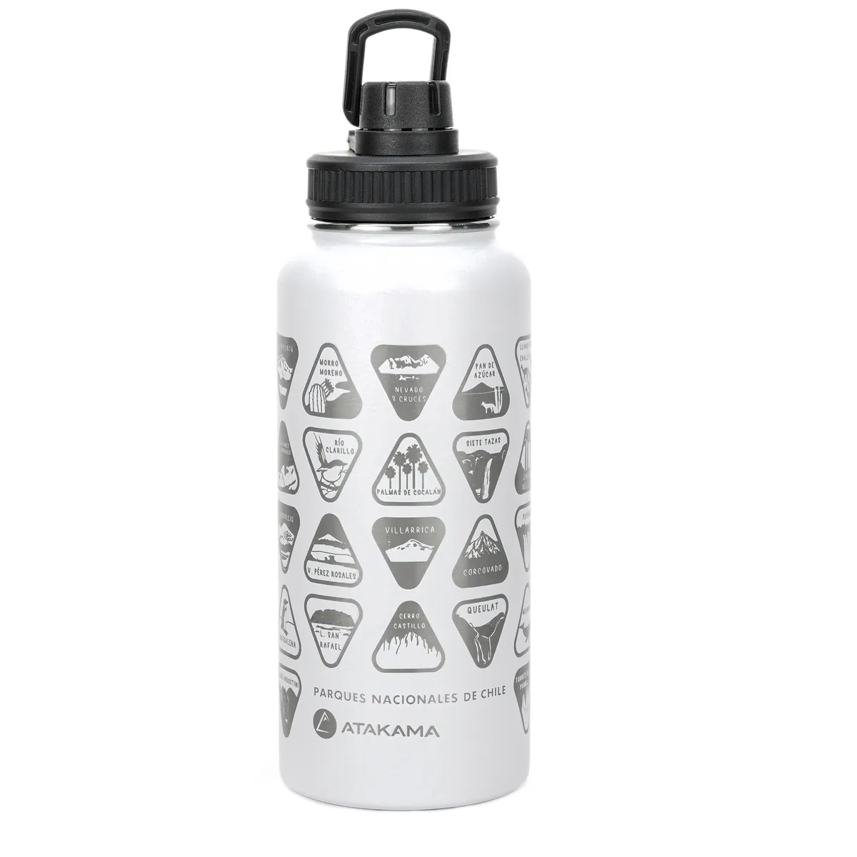ATAKAMA OUTDOOR - Botella Agua 1lt Térmica Parques Nacionales Atakama Outdoor