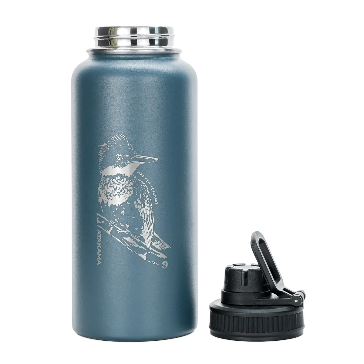 ATAKAMA OUTDOOR - Botella Agua 1lt Térmica Martín Pescador Atakama Outdoor