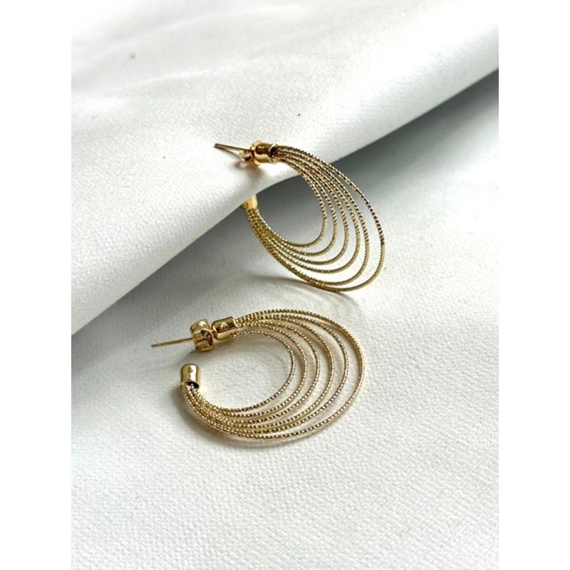 GENERICO - Aro bañado en oro 18k