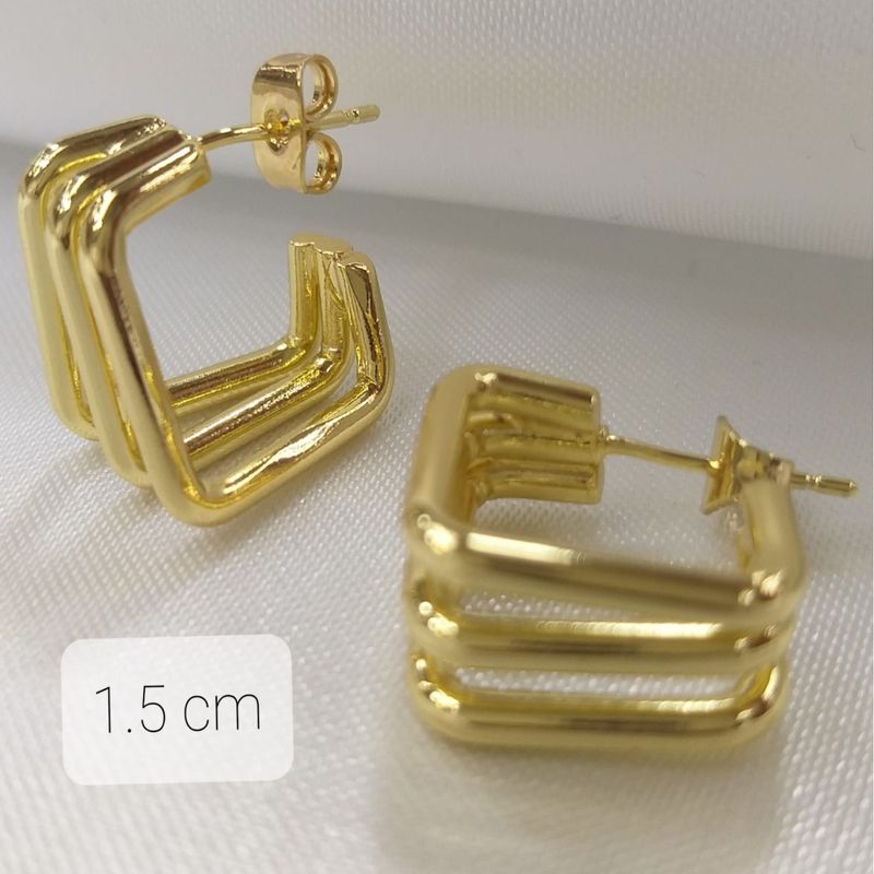 GENERICO - Aros bañados en oro 18 k
