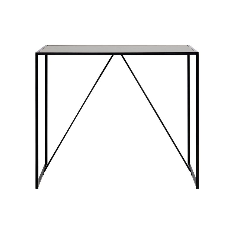 SUR DISEÑO - Mesa Alta de Bar Sea Melamina Negra 120cm