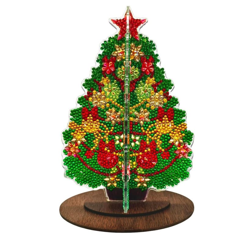 GENERICO - Árbol de navidad - Pintura con diamantes