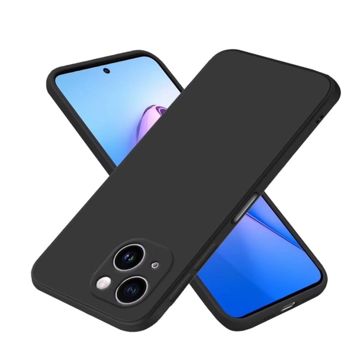 JOIGO - Carcasa Para iPhone 15 Sof Goma Negro