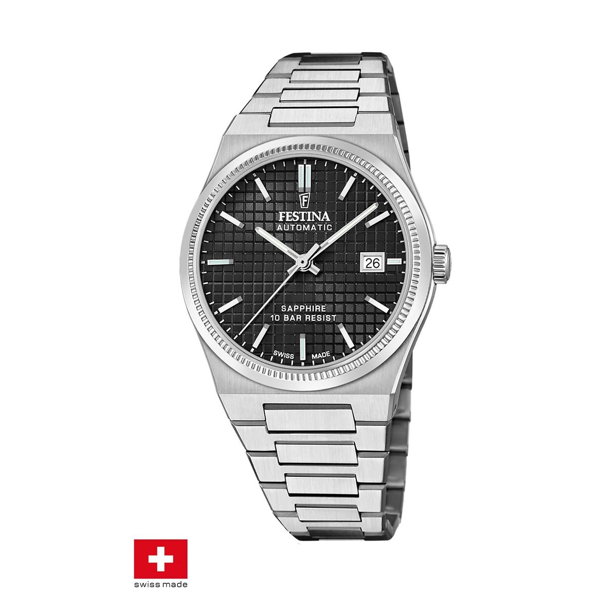 FESTINA SWISS - Reloj F20028/4 Festina Swiss Negro Hombre My Swiss Time