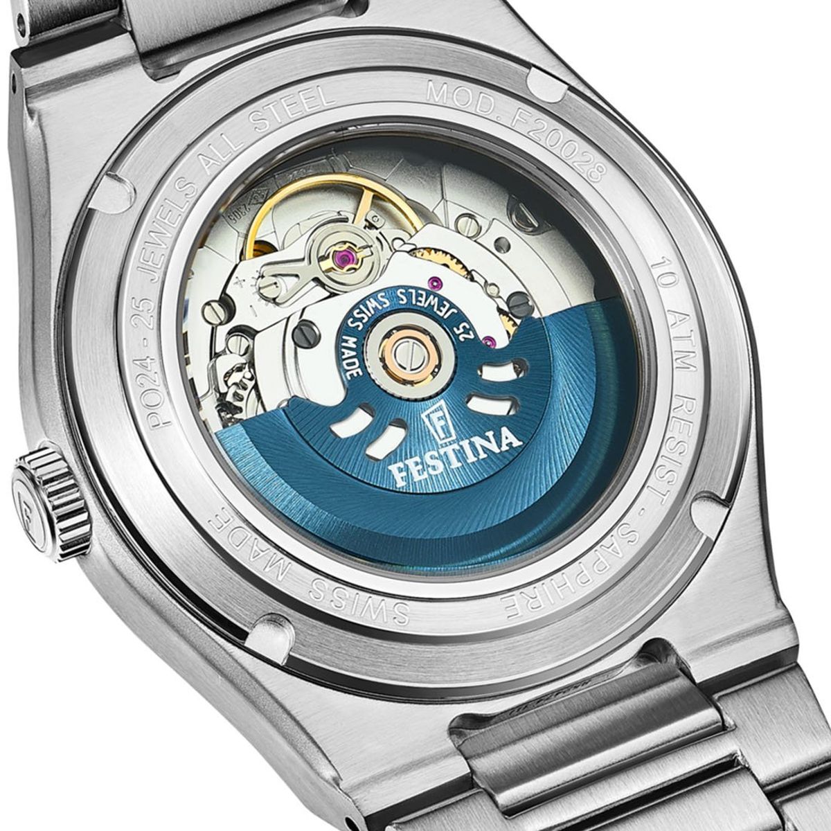 FESTINA SWISS - Reloj F20028/4 Festina Swiss Negro Hombre My Swiss Time