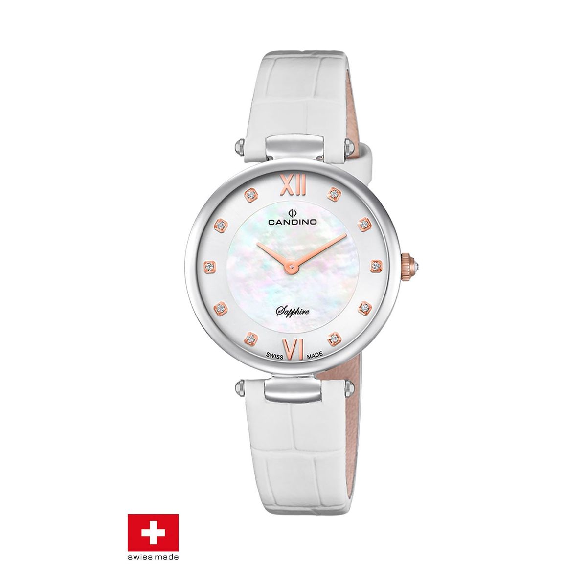 CANDINO - Reloj C4669/3 Candino Blanco Mujer Elegance Flair
