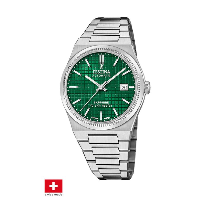 FESTINA SWISS - Reloj F20028/3 Festina Swiss Verde Hombre My Swiss Time