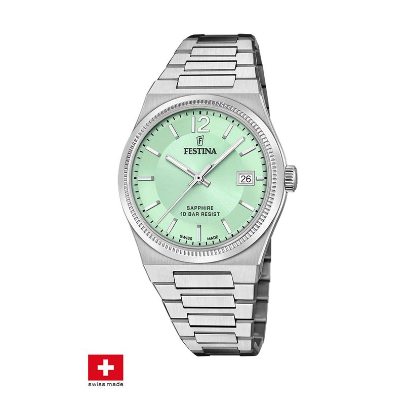 FESTINA SWISS - Reloj F20035/3 Festina Swiss Verde Mujer My Swiss Time