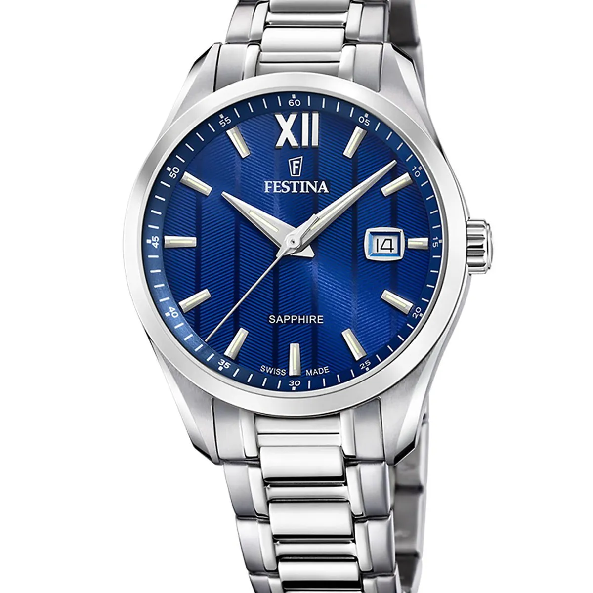 FESTINA SWISS - Reloj F20026/2 Festina Swiss Azul Hombre Crono Deportivo