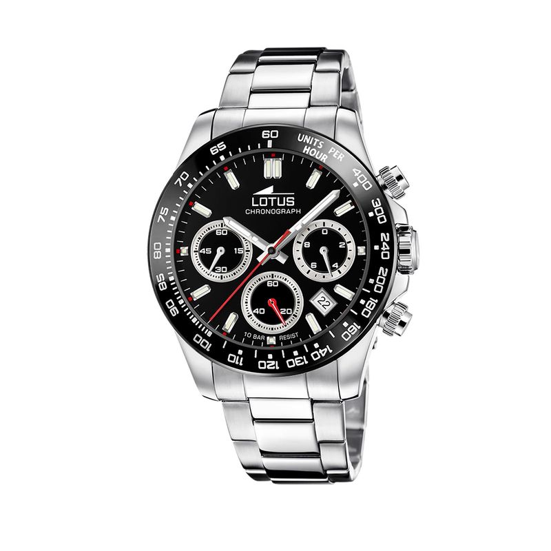 LOTUS - Reloj 18912/6 Lotus Negro Hombre The Ambassadors Collection