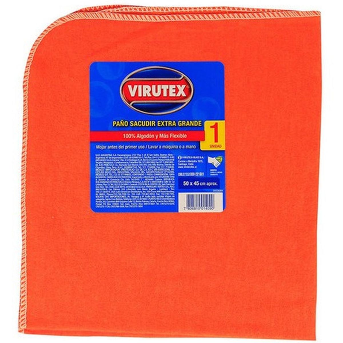 VIRUTEX - Paño De Género Para Sacudir X1 40x35 Cm Virutex