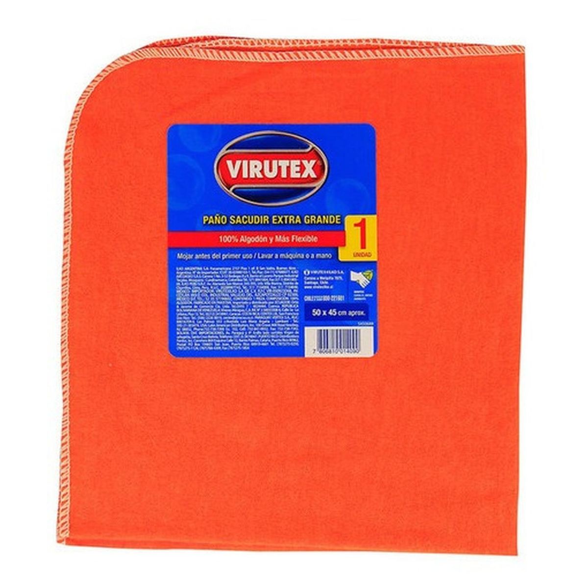 VIRUTEX - Paño De Género Para Sacudir X1 40x35 Cm Virutex