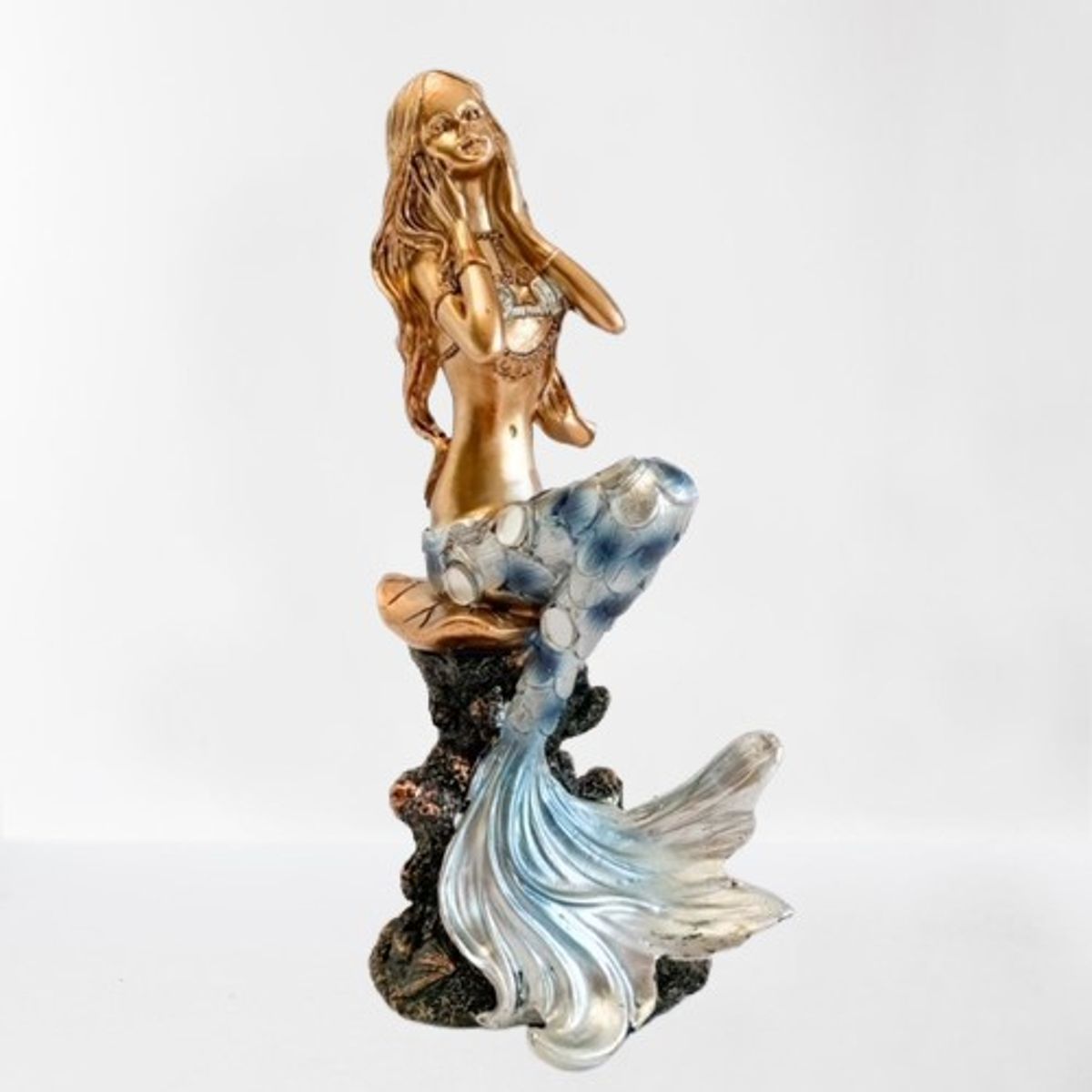 GENERICO - SET DE 3 SIRENAS DORADAS/PLATA