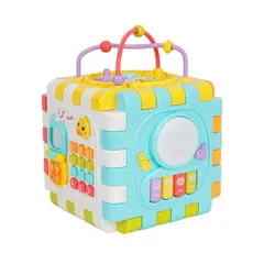 BEST HOUSE - Juguete cubo 6 en 1 didáctico y con sonidos