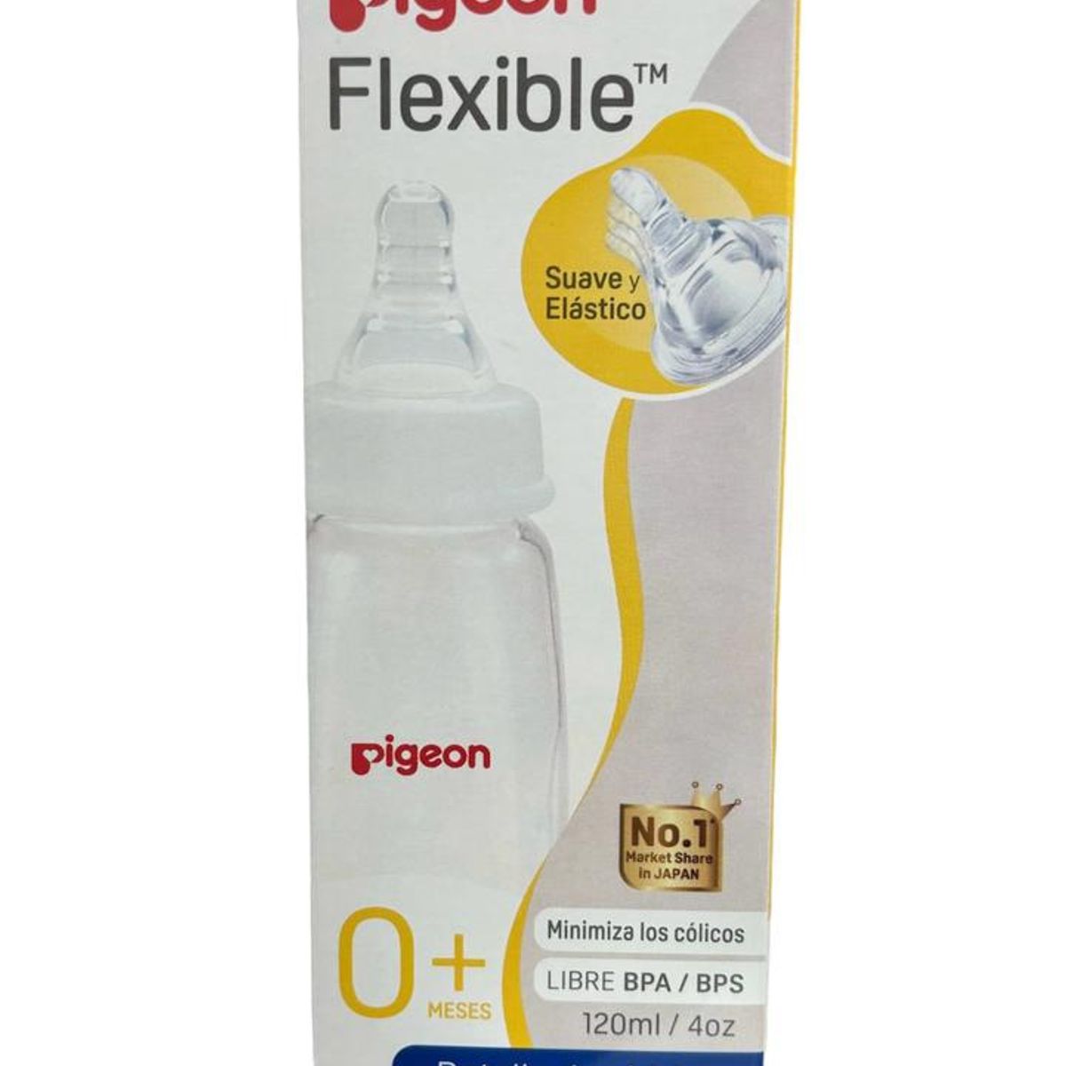 PIGEON - Mamadera de vidrio PIGEON 120ml